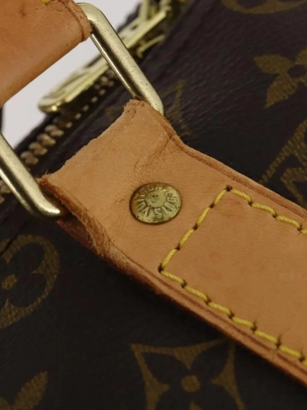 LOUIS VUITTON Monogram Keepall Bandouliere 45 Boston Bag M41418 LV Auth 187418A